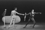 New York City Ballet production of "Orpheus" with Jean-Pierre Bonnefous and Francisco Moncion, choreography by George Balanchine (New York)