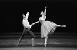 New York City Ballet production of "Four Bagatelles" with Gelsey Kirkland and Helgi Tomasson, choreography by Jerome Robbins (New York)