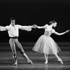New York City Ballet production of "Four Bagatelles" with Gelsey Kirkland and Helgi Tomasson, choreography by Jerome Robbins (New York)