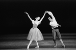 New York City Ballet production of "Four Bagatelles" with Gelsey Kirkland and Helgi Tomasson, choreography by Jerome Robbins (New York)