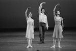 New York City Ballet production of "Dances at a Gathering" with Gelsey Kirkland, Helgi Tomasson and Susan Hendl, choreography by Jerome Robbins (New York)