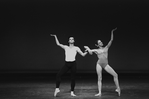 New York City Ballet production of "Symphony in Three Movements" with Sara Leland and John Clifford, choreography by George Balanchine (New York)