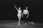 New York City Ballet production of "Duo Concertant" with Kay Mazzo and Peter Martins, choreography by George Balanchine (New York)