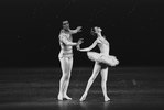 New York City Ballet production of "Jewels" (Diamonds), with Suzanne Farrell and Jacques d'Amboise, choreography by George Balanchine (New York)