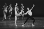 New York City Ballet production of "Symphony in Three Movements" with Merrill Ashley and Victor Castelli, choreography by George Balanchine (New York)