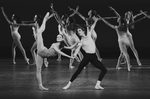 New York City Ballet production of "Symphony in Three Movements" with Merrill Ashley and Victor Castelli, choreography by George Balanchine (New York)