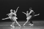 New York City Ballet production of "The Goldberg Variations" with Sara Leland and Bryan Pitts, Elise Flagg and David Richardson, choreography by Jerome Robbins (New York)