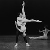 New York City Ballet production of "Movements for Piano and Orchestra" with Karin von Aroldingen and Anthony Blum, choreography by George Balanchine (New York)
