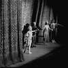 New York City Ballet production of "Gaspard de la Nuit" with Colleen Neary and Victor Castelli taking a bow in front of curtain, choreography by George Balanchine (New York)