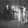 New York City Ballet production of "Chaconne" George Balanchine takes a bow with Suzanne Farrell and Peter Martins, choreography by George Balanchine (New York)