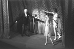 New York City Ballet production of "Chaconne" George Balanchine takes a bow with Suzanne Farrell and Peter Martins, choreography by George Balanchine (New York)