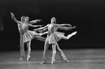 New York City Ballet production of "Who Cares?" with Delia Peters and Deni Lamont, Marjorie Spohn and Robert Maiorano, choreography by George Balanchine (New York)