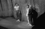 New York City Ballet production of "Square Dance" with Kay Mazzo and Bart Cook take a bow with George Balanchine, choreography by George Balanchine (New York)