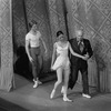 New York City Ballet production of "Square Dance" with Kay Mazzo and Bart Cook take a bow with George Balanchine, choreography by George Balanchine (New York)