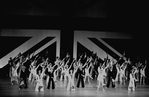 New York City Ballet production of "Union Jack", dancers with signal flags, choreography by George Balanchine (New York)