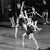 New York City Ballet production of "Jewels" (Rubies), with Colleen Neary and Patricia McBride (front), choreography by George Balanchine (New York)