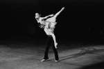 New York City Ballet production of "Who Cares?" with Patricia McBride and Jacques d'Amboise, choreography by George Balanchine (New York)