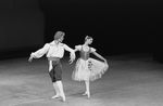 New York City Ballet production of "Bournonville Divertissements" with Suzanne Farrell and Peter Martins, choreography by August Bournonville, staged by Stanley Williams (New York)