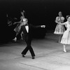 New York City Ballet production of "Bournonville Divertissements" with Stanley Williams striding on stage to take a bow, choreography by August Bournonville, staged by Stanley Williams (New York)