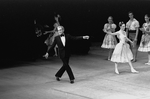 New York City Ballet production of "Bournonville Divertissements" with Stanley Williams striding on stage to take a bow, choreography by August Bournonville, staged by Stanley Williams (New York)