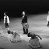 New York City Ballet production of "Bournonville Divertissements" with Stanley Williams bowing with dancers, choreography by August Bournonville, staged by Stanley Williams (New York)