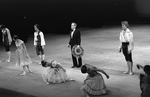 New York City Ballet production of "Bournonville Divertissements" with Stanley Williams bowing with dancers, choreography by August Bournonville, staged by Stanley Williams (New York)