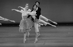 New York City Ballet production of "Bournonville Divertissements" with Nichol Hlinka and Daniel Duell, choreography by August Bournonville, staged by Stanley Williams (New York)