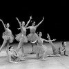 New York City Ballet production of "The Concert" with Delia Peters at center, choreography by Jerome Robbins (New York)