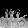 New York City Ballet production of "The Concert" with Christine Redpath and Delia Peters at center, choreography by Jerome Robbins (New York)