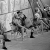 New York City Ballet production of "The Concert" with Shaun O'Brien, Allegra Kent, Bart Cook, Delia Peters, Steven Caras and Christine Redpath, choreography by Jerome Robbins (New York)