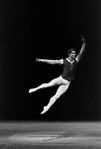 Peter Schaufuss in the New York City Ballet production of Balanchine's "Tchaikovsky Pas de Deux"