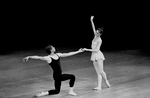 New York City Ballet production of "The Goldberg Variations" with Renee Estopinal and Peter Naumann, choreography by Jerome Robbins (New York)