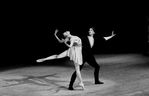 New York City Ballet production of "Ballet imperial", ("Tchaikovsky Suite No. 2") with Nina Fedorova and Gerard Ebitz, choreography by Jacques d'Amboise (New York)