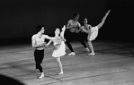 New York City Ballet production of "Tombeau de Couperin", with Judith Fugate and Francis Sackett, choreography by George Balanchine (New York)