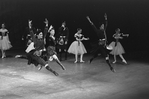 New York City Ballet production of "Scotch Symphony" with Victor Castelli, Cheryl Ware and Francis Sackett, choreography by George Balanchine (New York)