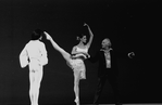 New York City Ballet production of "Ballo della Regina" with George Balanchine rehearsing Merrill Ashley and Robert Weiss, choreography by George Balanchine (New York)