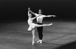 Elise Flagg and Bart Cook in the New York City Ballet production of Balanchine's "Concerto Barocco"