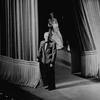 New York City Ballet production of "Vienna Waltzes" George Balanchine takes a solo bow in front of curtain, choreography by George Balanchine (New York)