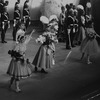 New York City Ballet production of "Tricolore" (Part 1) with Colleen Neary, Karin von Aroldingen and Merrill Ashley taking a bow, choreography by Peter Martins (New York)