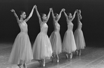 New York City Ballet production of "Serenade" Russian dance, choreography by George Balanchine (New York)