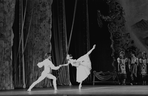 New York City Ballet production of "Coppelia" with Patricia McBride and Mikhail Baryshnikov, choreography by George Balanchine (Saratoga)