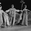 New York City Ballet production of "The Four Seasons" with David Richardson center, choreography by Jerome Robbins (New York)