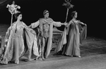 New York City Ballet production of "The Four Seasons" with David Richardson center, choreography by Jerome Robbins (New York)