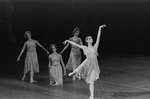 Stephanie Saland (right) in the New York City Ballet production of Robbins's "The Four Seasons"