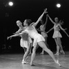 New York City Ballet production of "Concerto Barocco" with Judith Fugate (L) and Heather Watts, choreography by George Balanchine (New York)