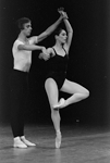 New York City Ballet production of "The Four Temperaments" with Peter Frame and Susan Pilarre, choreography by George Balanchine (New York)