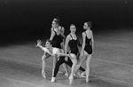 New York City Ballet production of "The Four Temperaments" with Jean-Pierre Bonnefous and Maria Calegari, Linda Homek and Garielle Whittle, choreography by George Balanchine (New York)