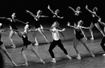 New York City Ballet production of "The Four Temperaments" with Mikhail Baryshnikov, choreography by George Balanchine (New York)
