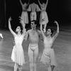 New York City Ballet production of "Tchaikovsky Concerto No. 2" with Tracy Bennett, Roma Sosenko and (?), choreography by George Balanchine (New York)