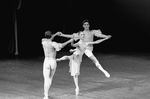 New York City Ballet production of "Tchaikovsky Concerto No. 2" with Tracy Bennett, Sheryl Ware and Victor Castelli, choreography by George Balanchine (New York)
